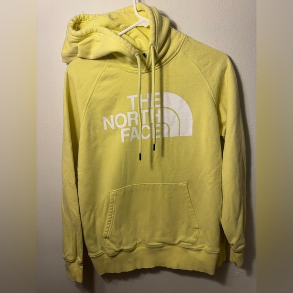 The North Face Tops - The North Face Women's Half Dome Pullover Hoodie in Yellow Size Small